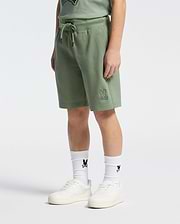 Kids | Kids' French terry sweatshorts with a soft feel, elastic waistband, and side pockets for comfort.