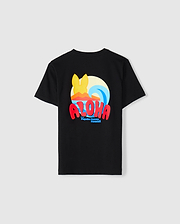 This KIDS HAWAII CITY TEE by Psycho Bunny, B0U169Y1PC, is made from soft Pima cotton and features a vibrant back print of a sunset, palm trees, and "ALOHA" in bold red with blue accents. It's perfect for capturing the laid-back vibe of Hawaii.