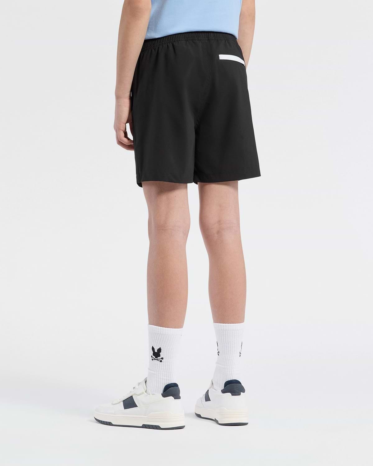 Teen | Black swim shorts with hydrochromic technology