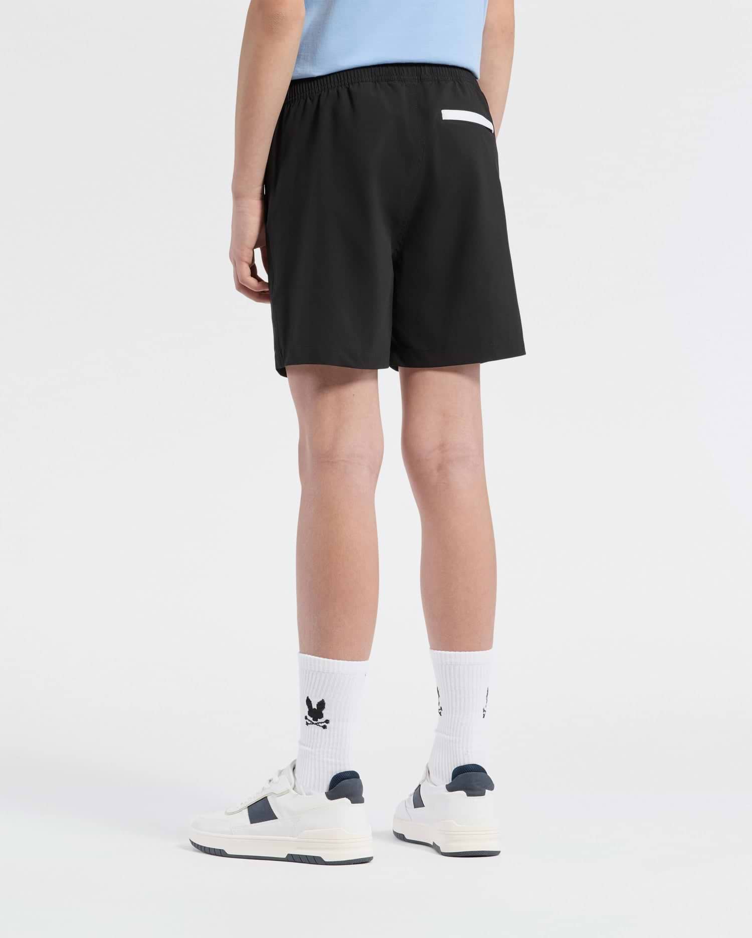 Teen | Black swim shorts with hydrochromic technology