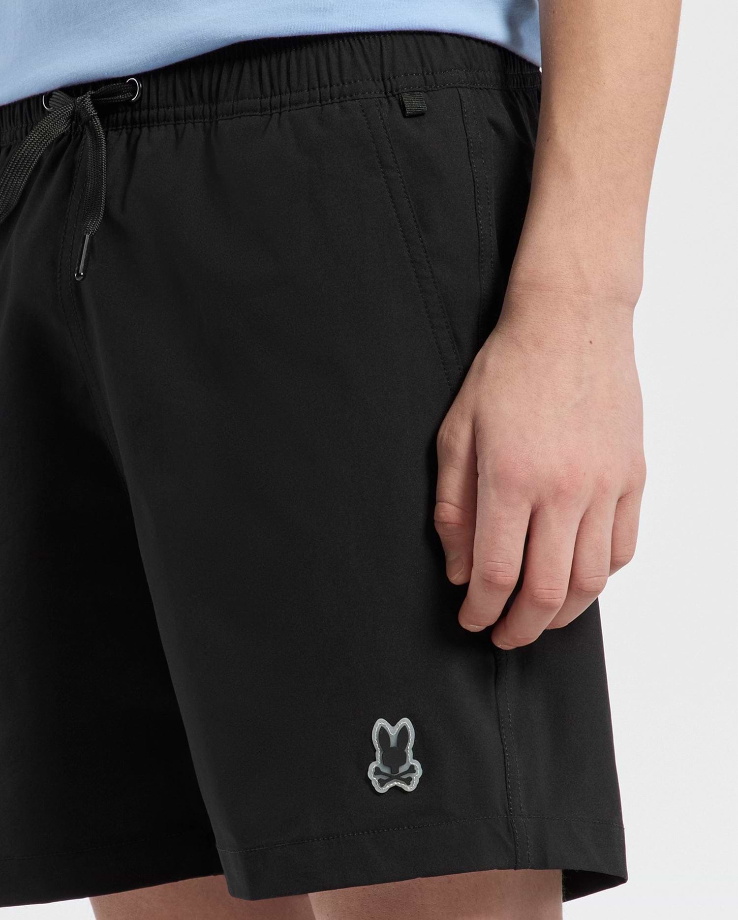Teen | Black swim shorts with hydrochromic technology