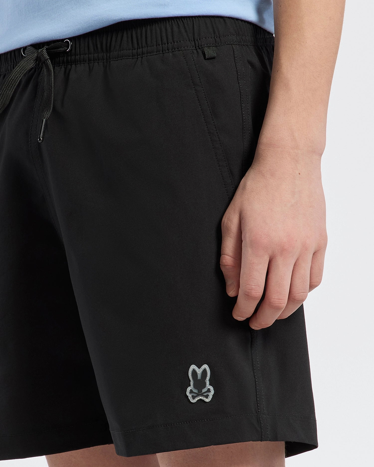 Teen | Black swim shorts with hydrochromic technology