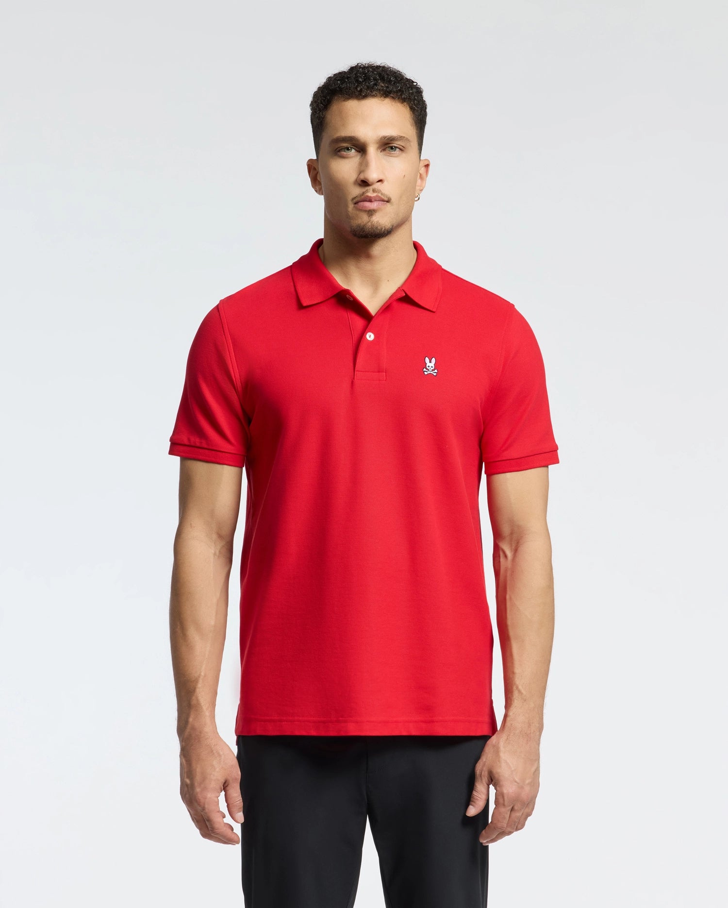 50％OFF 新品未使用 Psycho Bunny レッド ポロシャツ S MENS RED CLASSIC POLO | PSYCHO BUNNY