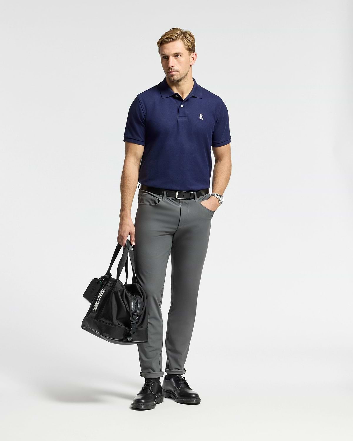 MENS DARK BLUE CLASSIC POLO
