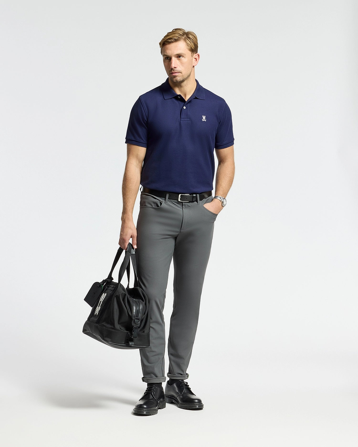 MENS DARK BLUE CLASSIC POLO