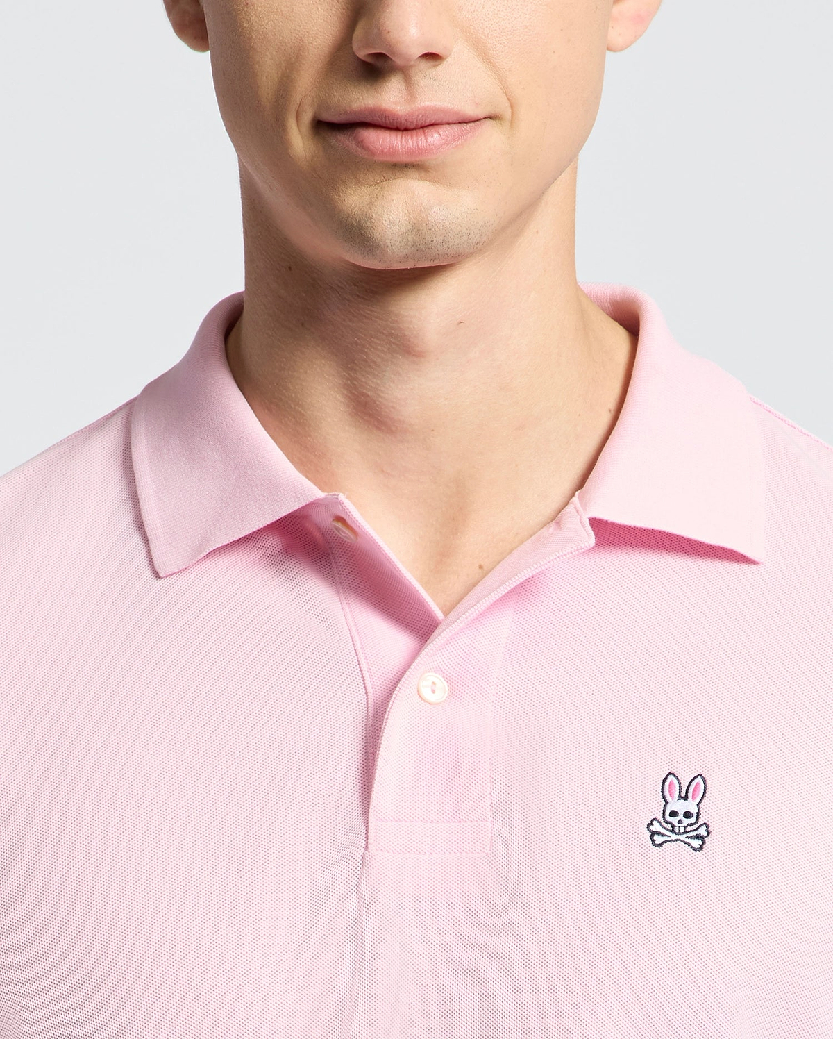 【新品】Psycho Bunny ピマコットンポロシャツ M ピンク MENS LIGHT PINK CLASSIC POLO | PSYCHO BUNNY