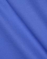 Premium Mens Classic Pique Polo by Psycho Bunny, crafted from a vibrant royal blue, finely textured pique knit fabric with a subtle sheen and soft drape, embodying refined streetwear style.