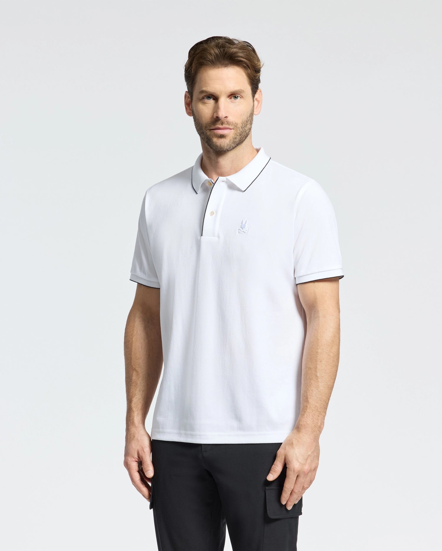 ベ*ム様 BATONER TWISTED WOOL PIQUE POLO ベ*ム様 BATONER TWISTED