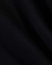 Black Mens Los Angeles Fleece Sweatshirt, a premium streetwear piece with a soft, visible fleece texture. Features the iconic embroidered Psycho Bunny skull logo, typically on the chest.