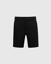 The Psycho Bunny MENS SHIRO KNIT HONEYCOMB SHORT - B6R585F200, displayed on a plain white background, features a button/zip closure, belt loops, and side pockets. Made from smooth fabric tailored for a slim fit, it offers a stylish day-to-night transition.