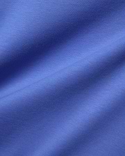 Mens Classic Crew Neck Tee in a vibrant blue, premium jersey fabric, showcasing its smooth, soft texture and refined drape, perfect for refined streetwear.