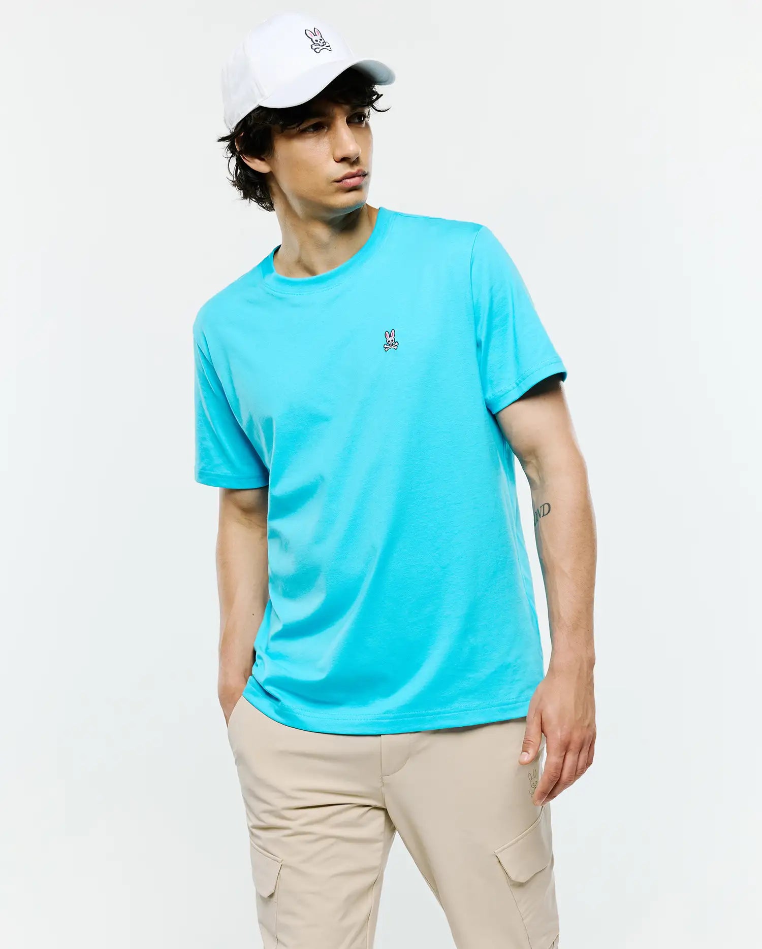 HERREN KLASSISCHES RUNDHALS T-SHIRT - B6U014F200