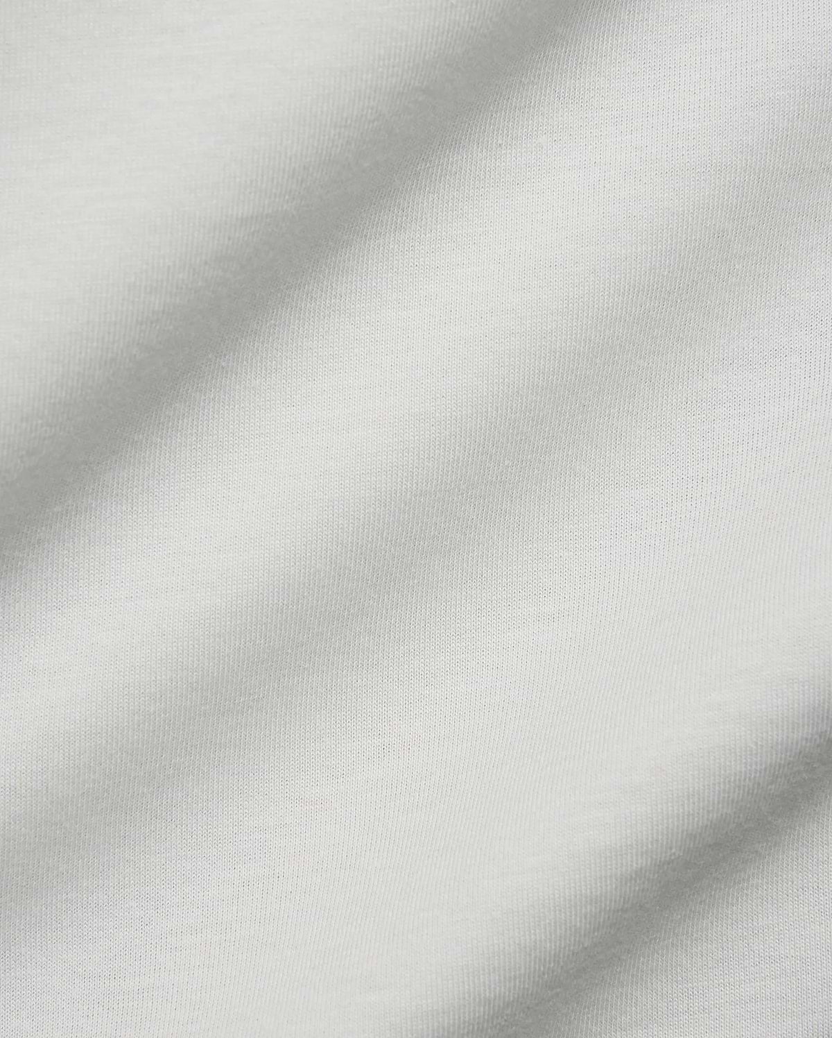 Mens Classic Crew Neck Tee in a versatile light grey hue, crafted from premium soft jersey knit fabric, showcasing its fine, subtle texture and comfortable drape.