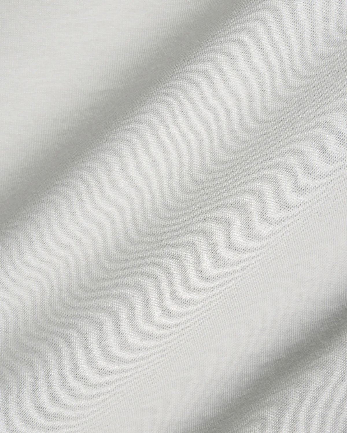 Mens Classic Crew Neck Tee in a versatile light grey hue, crafted from premium soft jersey knit fabric, showcasing its fine, subtle texture and comfortable drape.