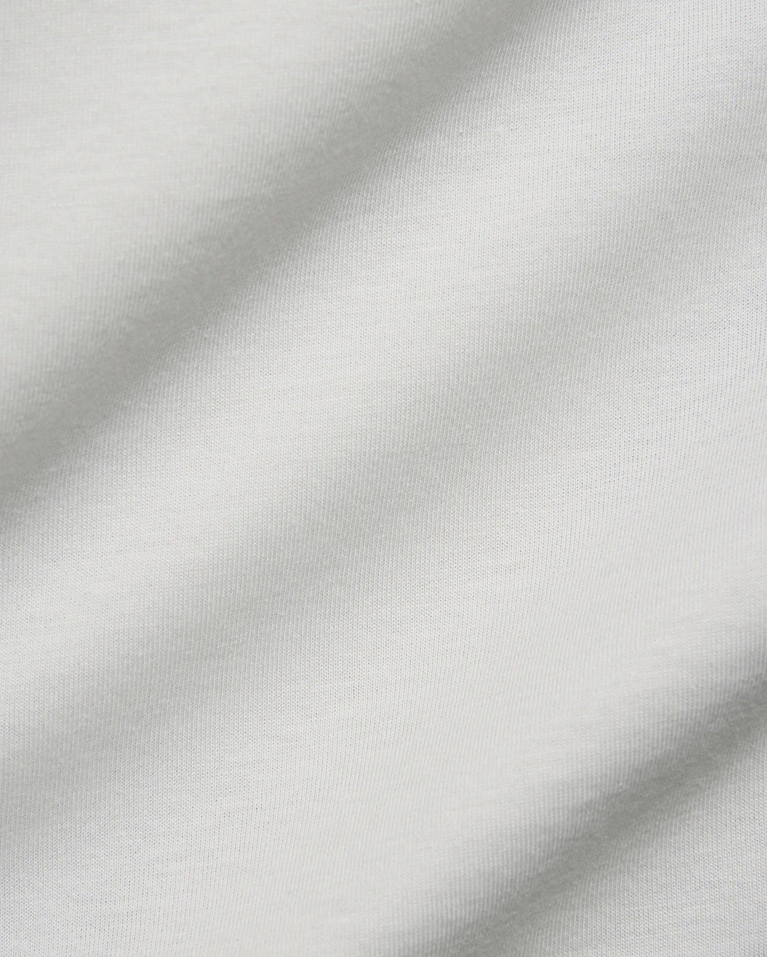 Mens Classic Crew Neck Tee in a versatile light grey hue, crafted from premium soft jersey knit fabric, showcasing its fine, subtle texture and comfortable drape.