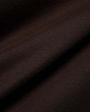 Psycho Bunny Men's Classic Pima Crew Neck Tee in rich dark brown, showcasing its premium Pima cotton jersey knit fabric with a soft, smooth texture and elegant drape. (4)