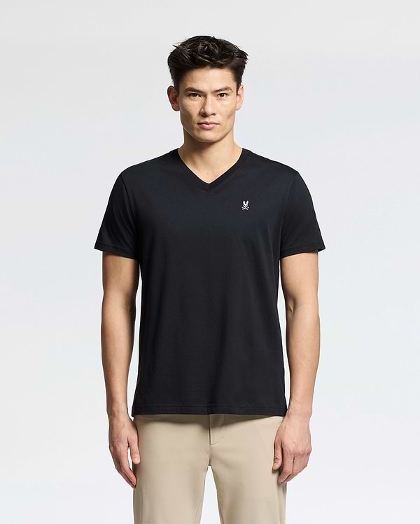 MENS CLASSIC V NECK TEE view 2