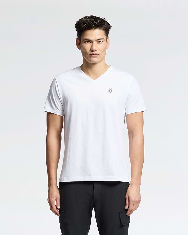 MENS CLASSIC V NECK TEE view 2