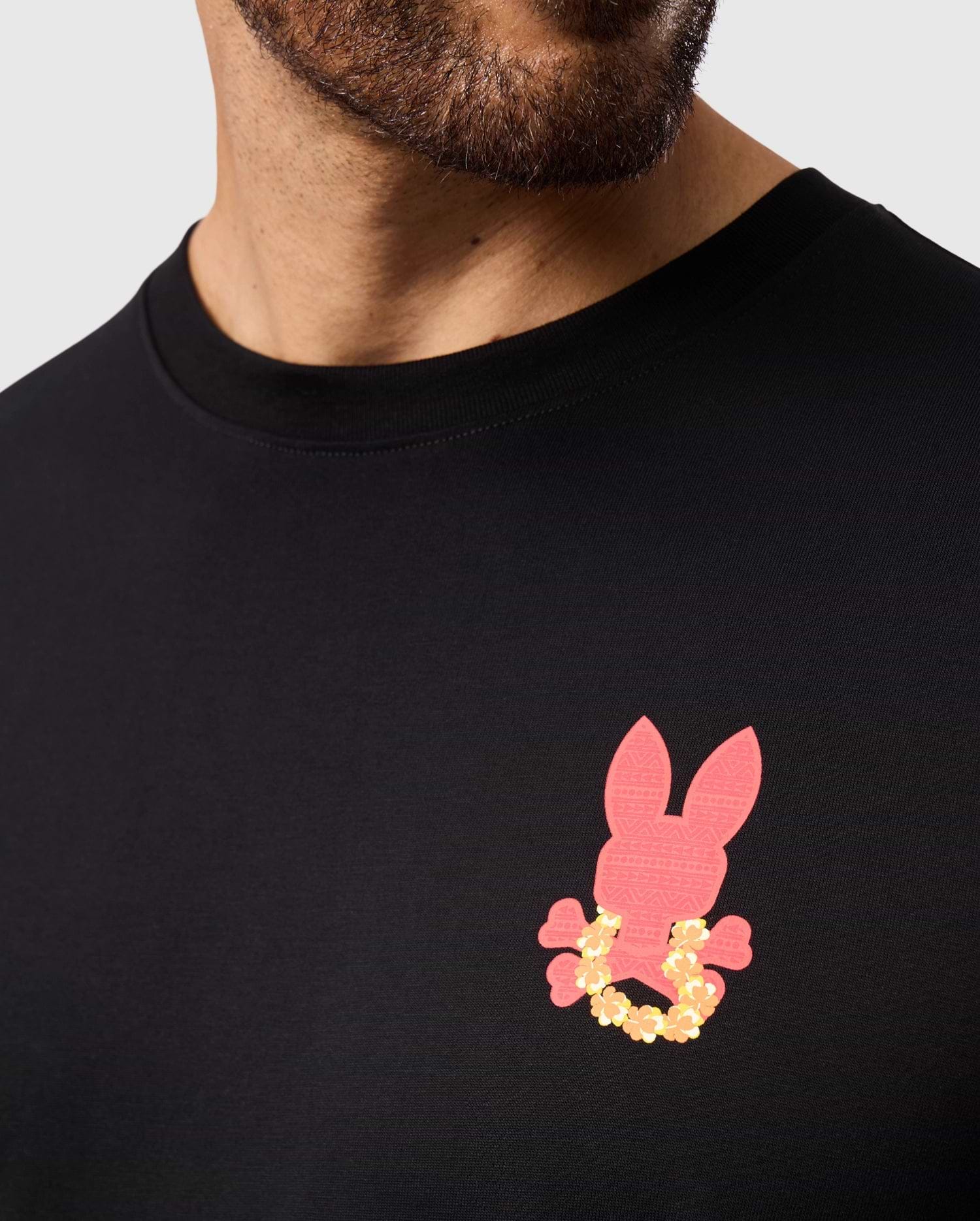 Men's Hawaii City Tee in Black | Psycho Bunny
