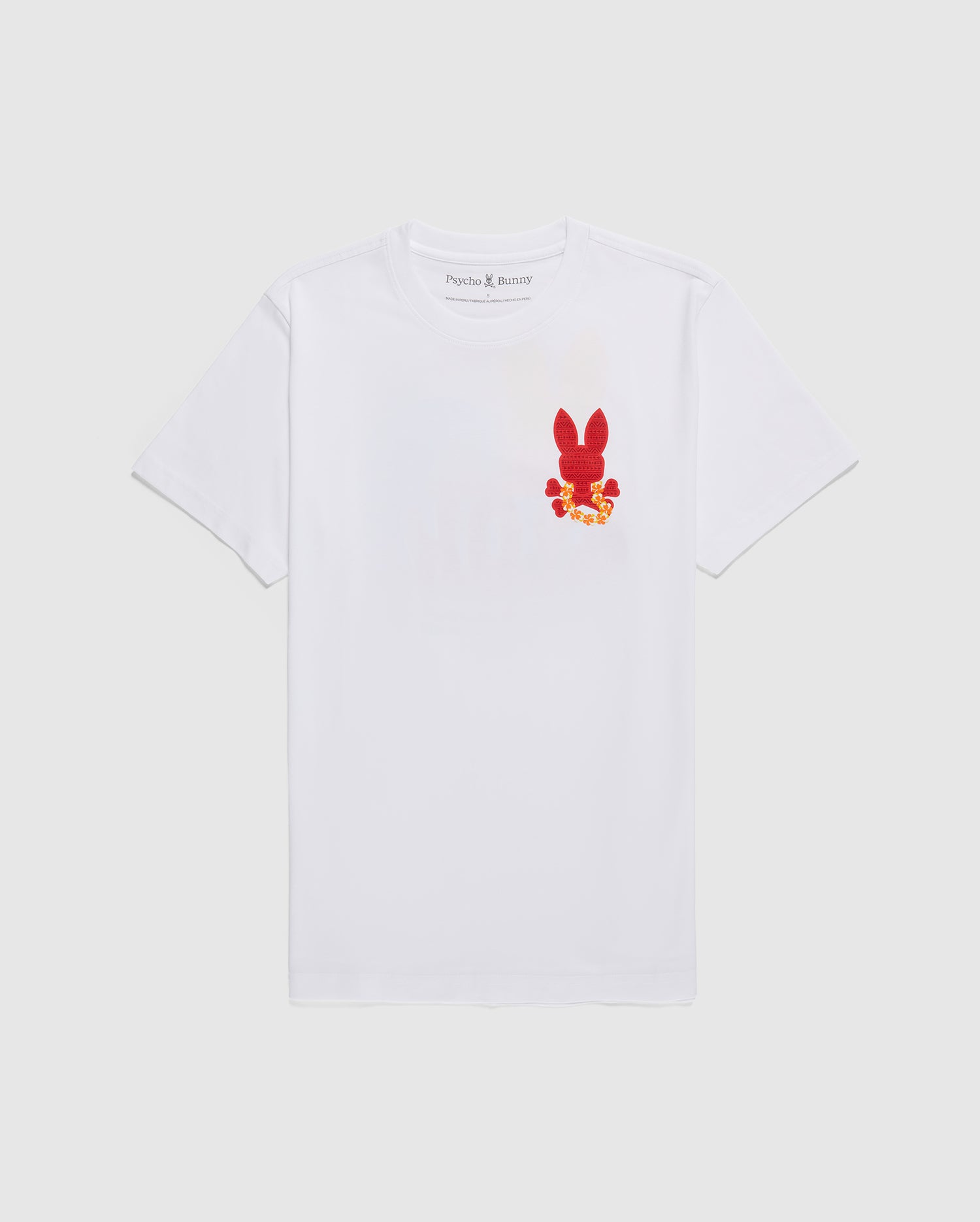 MENS WHITE HAWAII CITY TEE | PSYCHO BUNNY