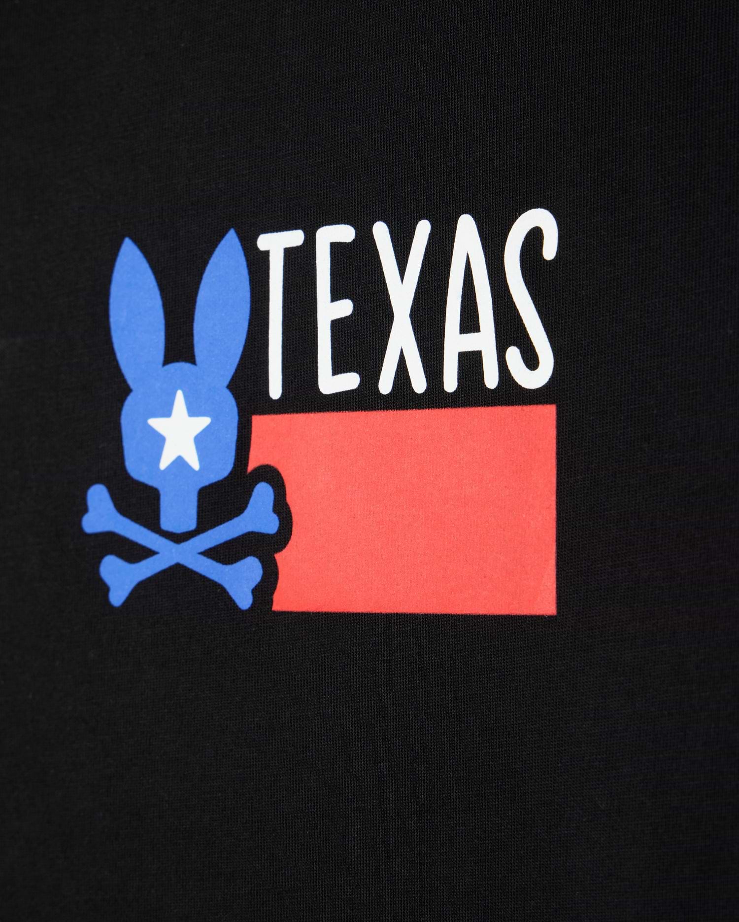 Logo detail on Men's pima cotton texas city tee
