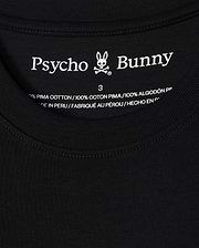 Label focus on men's pima cotton texas city tee