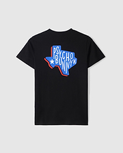 flat back view of pima cotton texas city tee