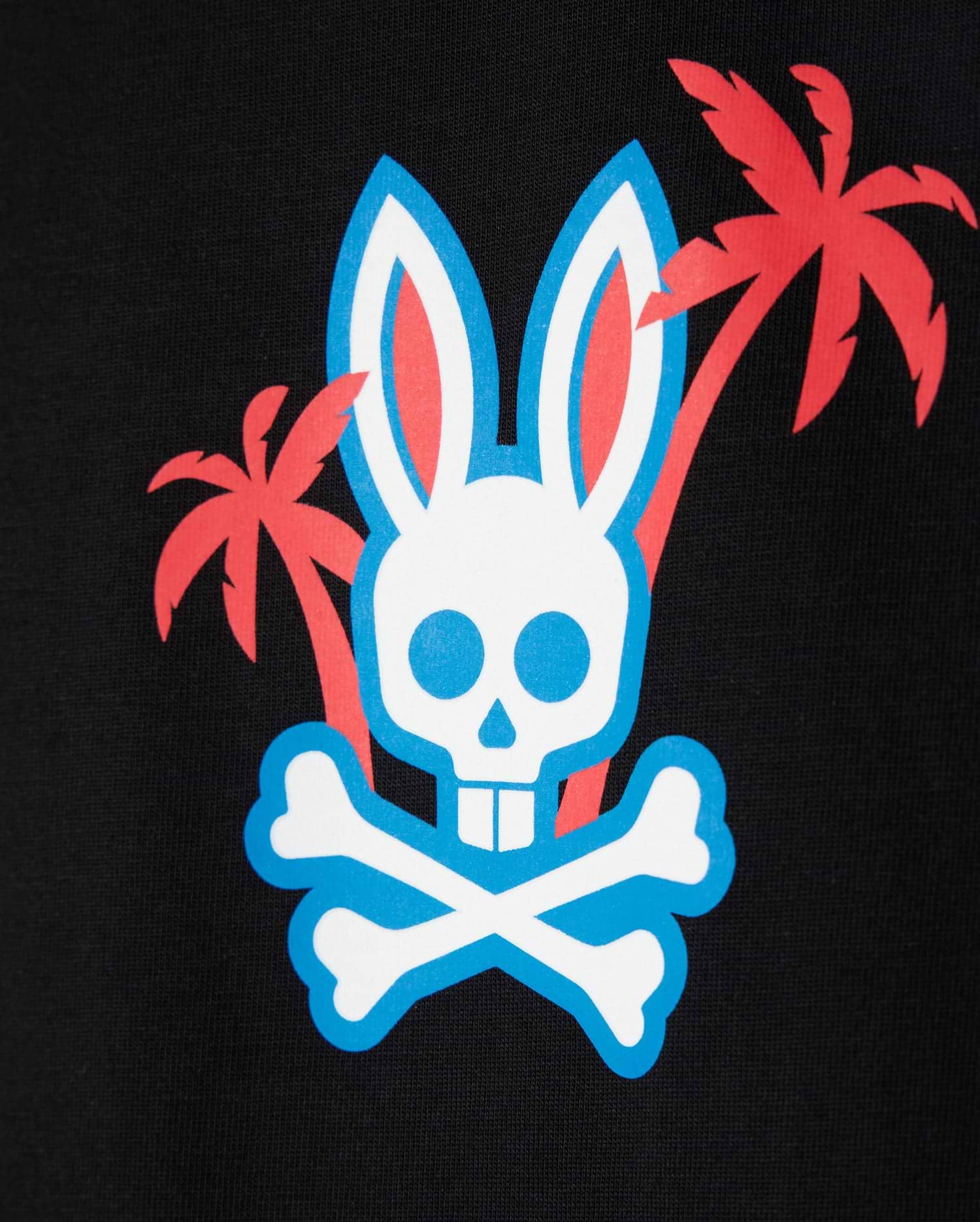 Logo detail on Men's pima cotton los angeles city tee