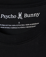 Label detail on Men's pima cotton Los Angeles City Tee