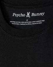 Label detail on the men's pima cotton atlanta city tee