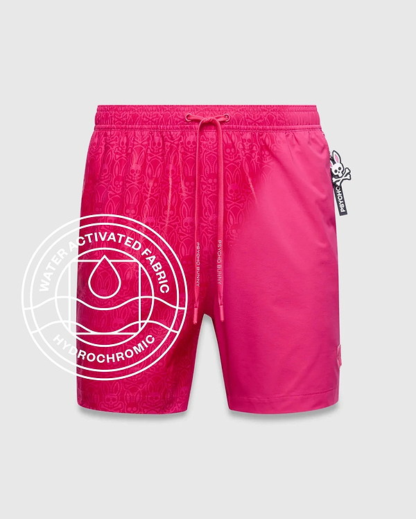 MENS SAMOS HYDROCHROMIC PRINTED SWIM TRUNK 6" view 1