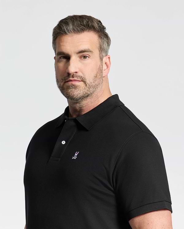 MENS BIG AND TALL CLASSIC PIQUE POLO SHIRT view 2