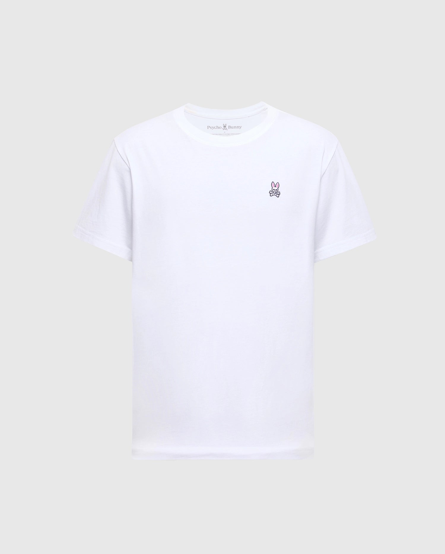 MENS BIG AND TALL CLASSIC WHITE CREW NECK TEE | PSYCHO BUNNY