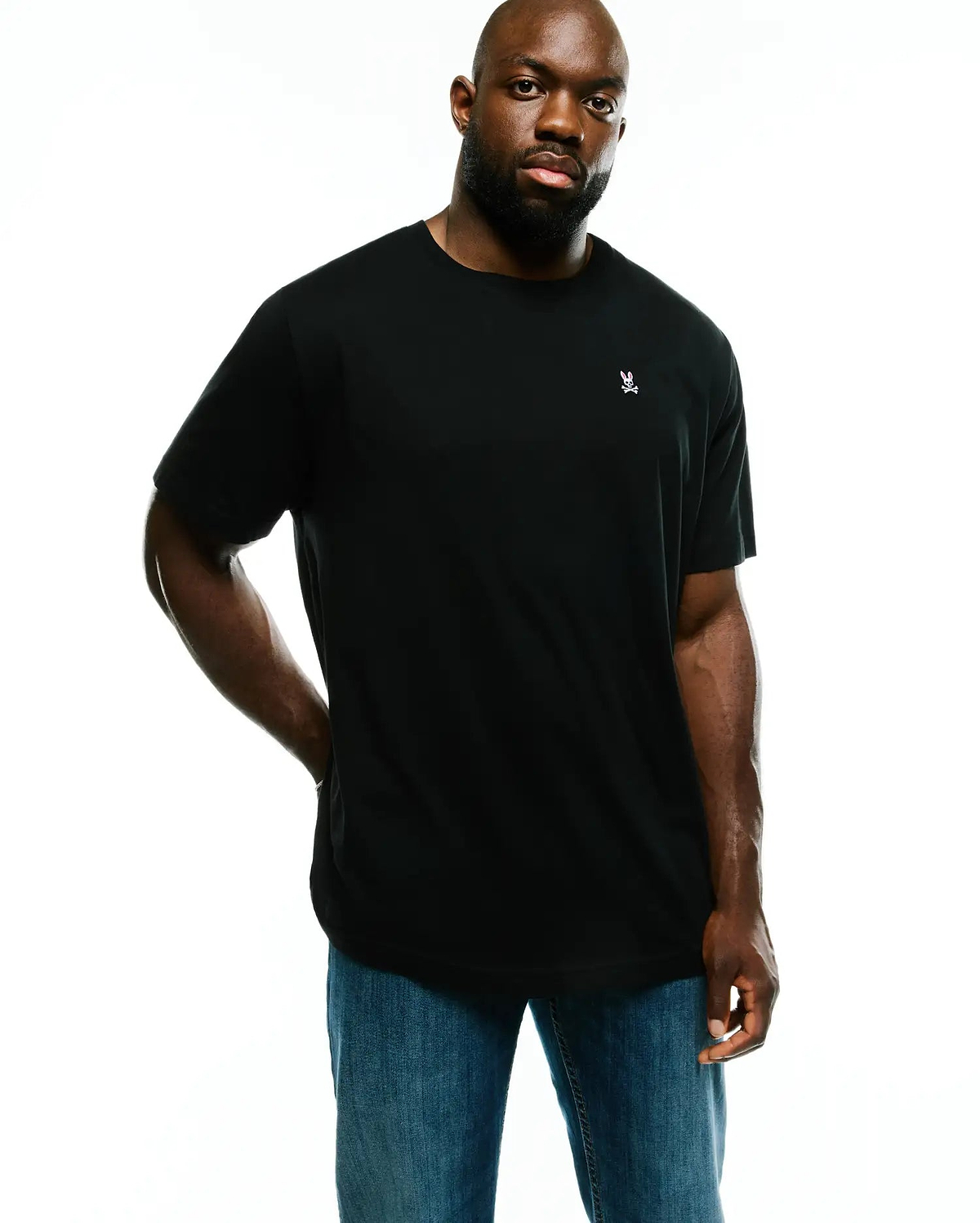 MENS BIG AND TALL CLASSIC CREW NECK TEE - B9U014CRPC