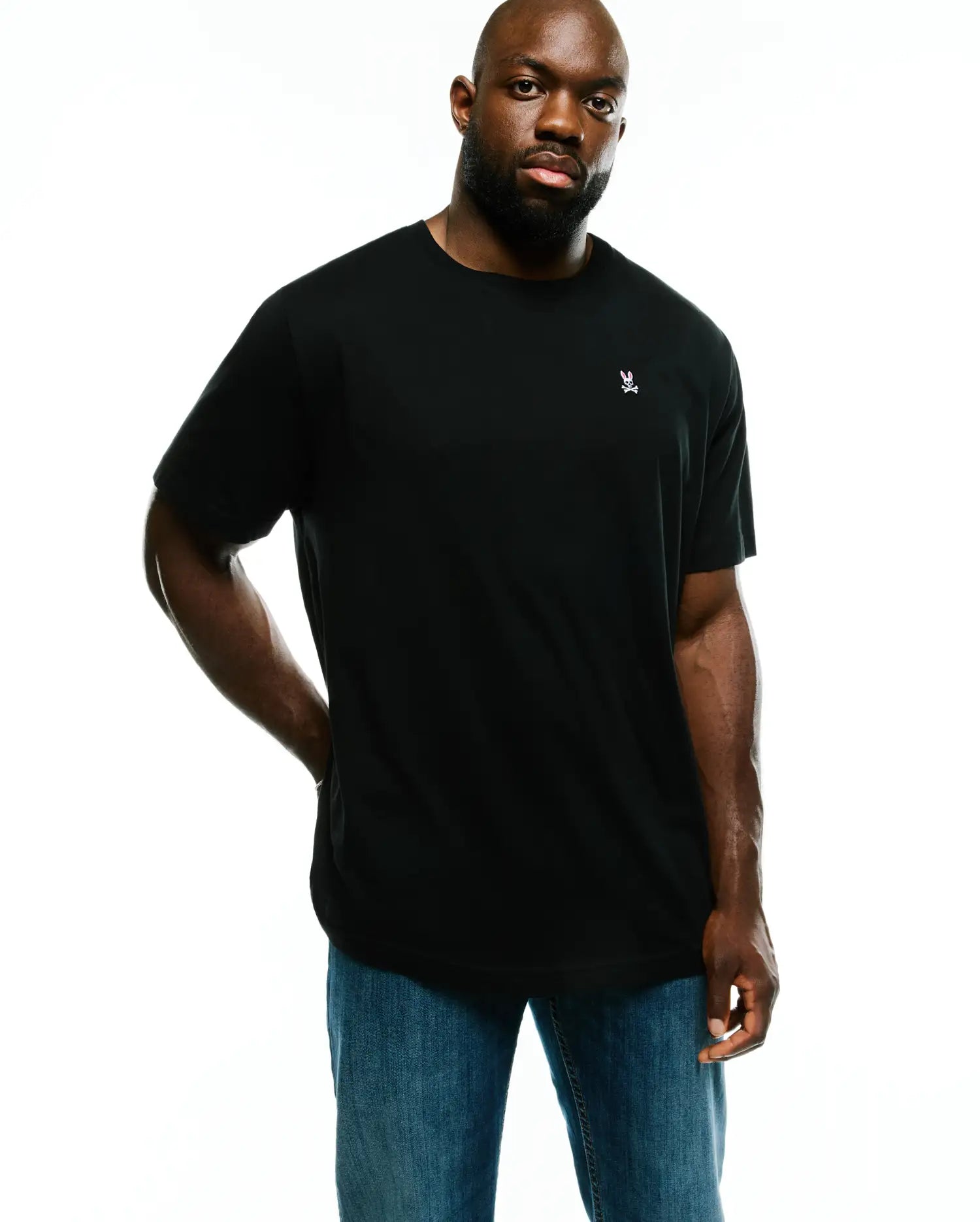 MENS BIG AND TALL CLASSIC CREW NECK TEE - B9U014CRPC