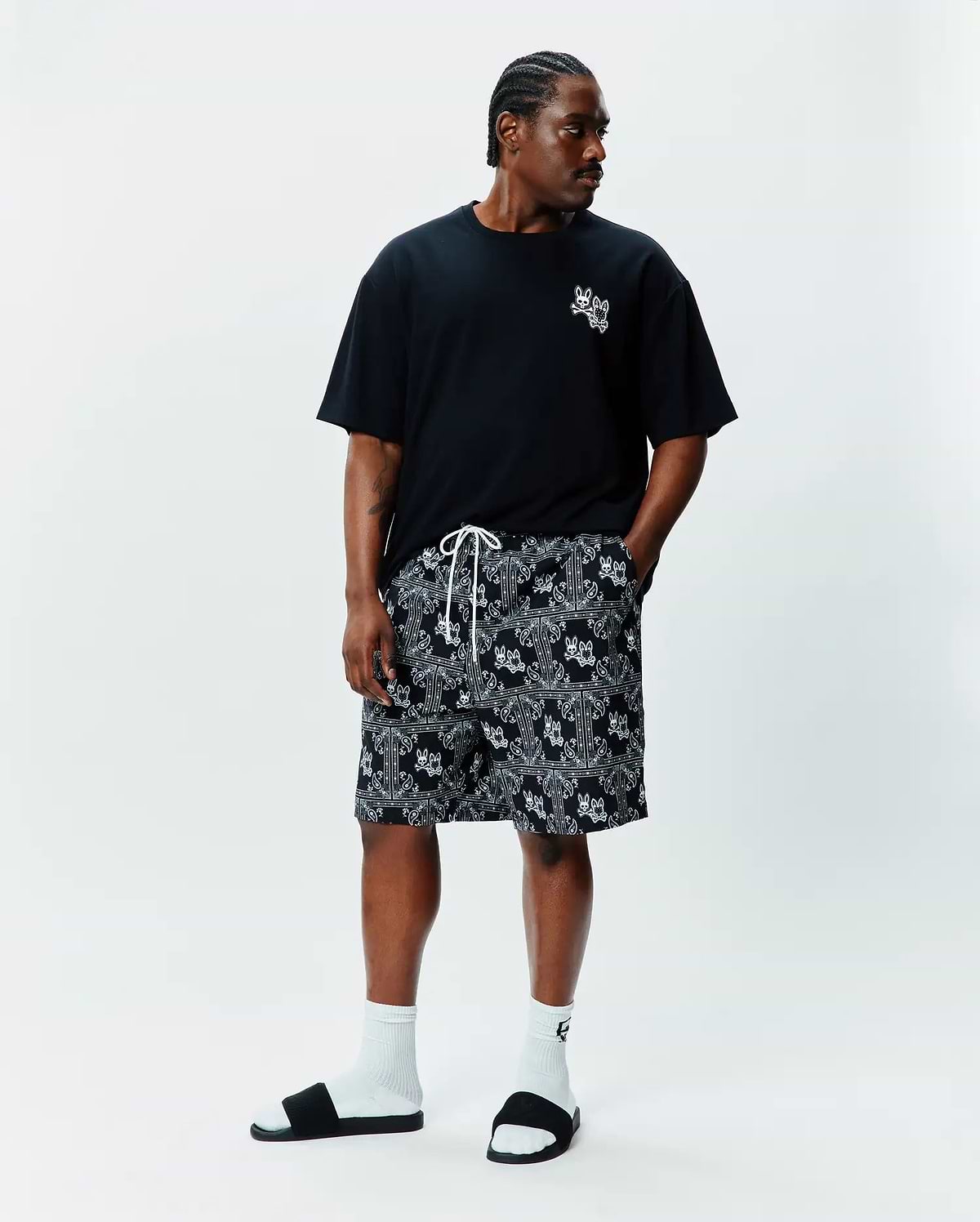 MENS BIG AND TALL LUKE SWIM TRUNK 6" - BB1000009