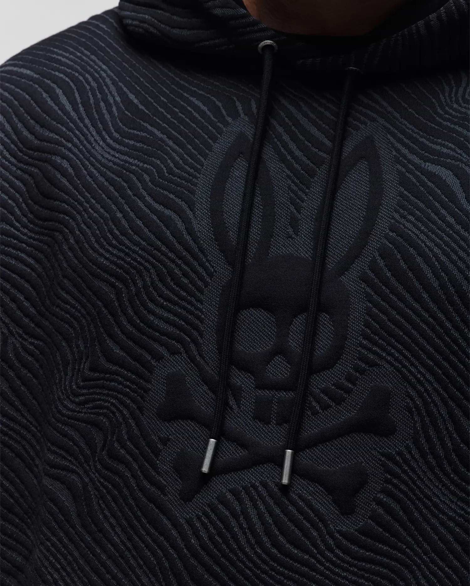 Men's Big and Tall Kendrick Double Knit Jacquard Textured Hoodie