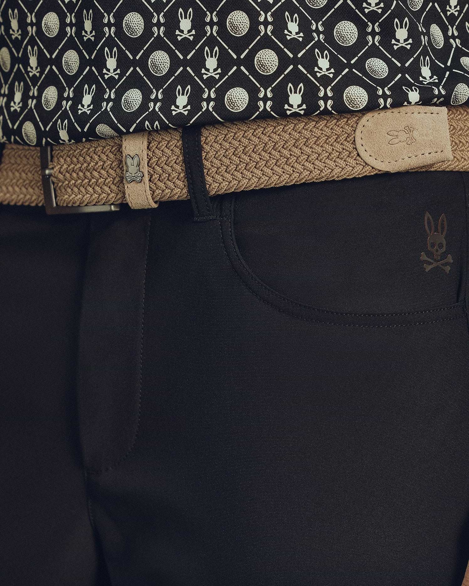 MENS STRETCH BRAIDED BELT - B6A890F200