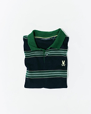MEN'S DREW STRIPED PIQUE POLO view 2