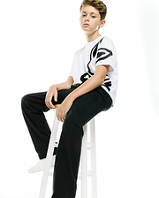 KIDS' JOHAN TEXTURED SWEATPANTS view 3