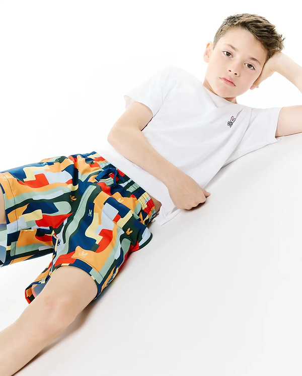 KIDS WES ALL OVER PRINT SWIM TRUNK view 2