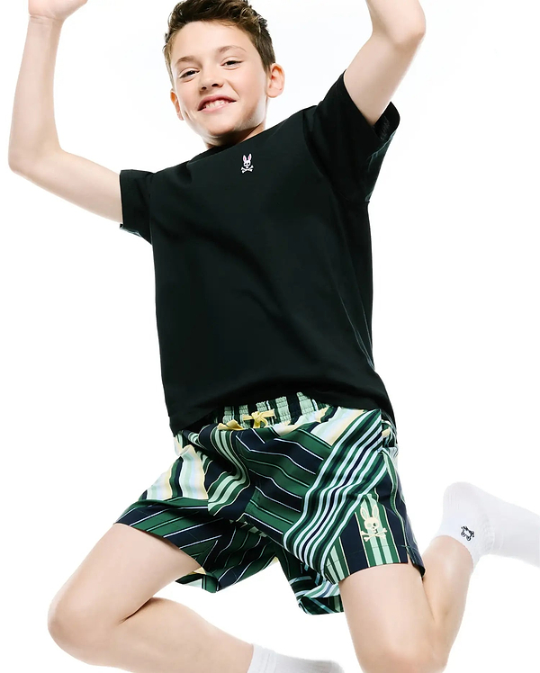 KIDS DREW PRINT SWIM TRUNKS view 2