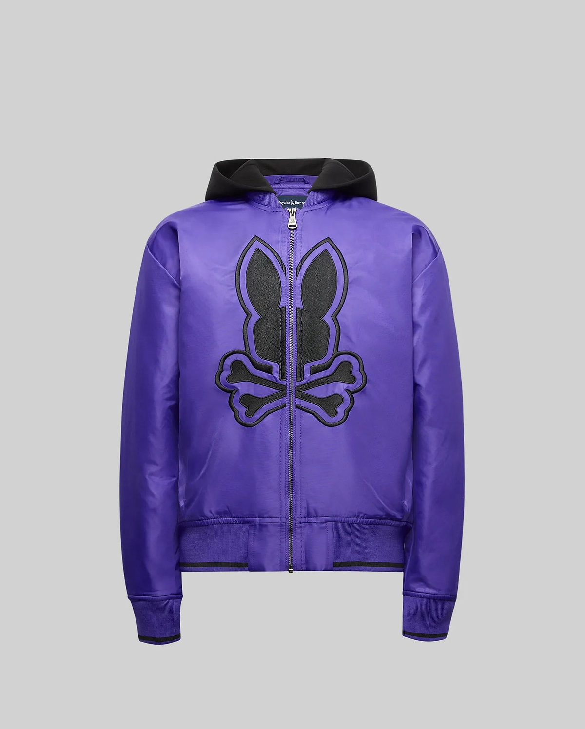 Kids' Magnus Relaxed Bomber in Purple | Psycho Bunny