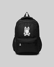 Kids' Psycho Bunny Backpack in Black