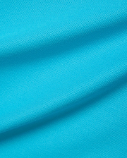 Kids Holden Pique Polo in vibrant aqua blue, crafted from breathable pique knit fabric, featuring the iconic small embroidered Psycho Bunny skull logo on the chest.