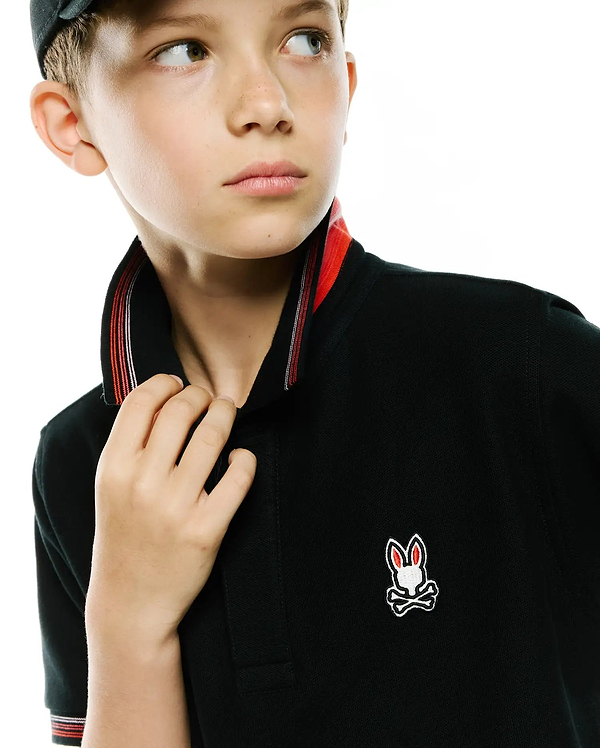 KIDS JAYDON PIQUE POLO view 2