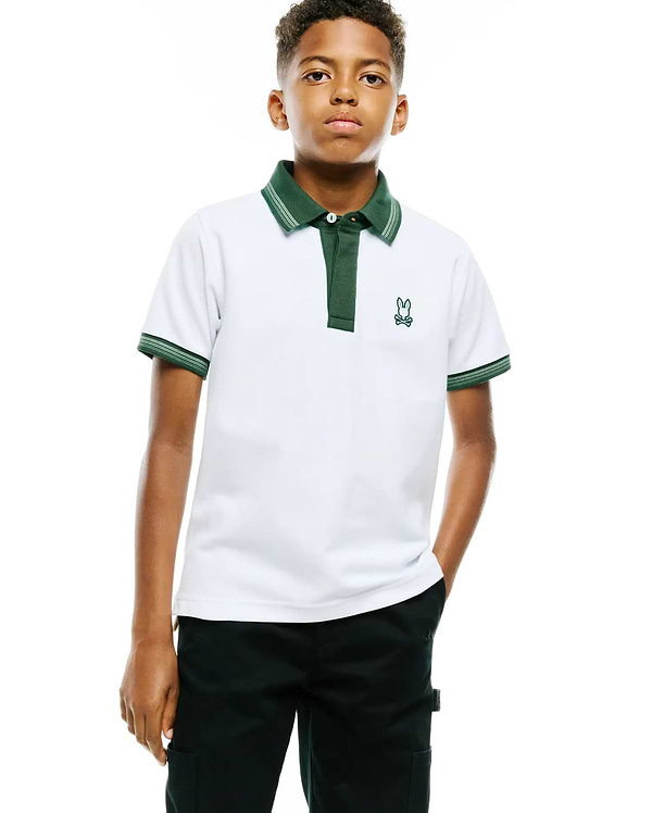 KIDS JAYDON PIQUE POLO view 1