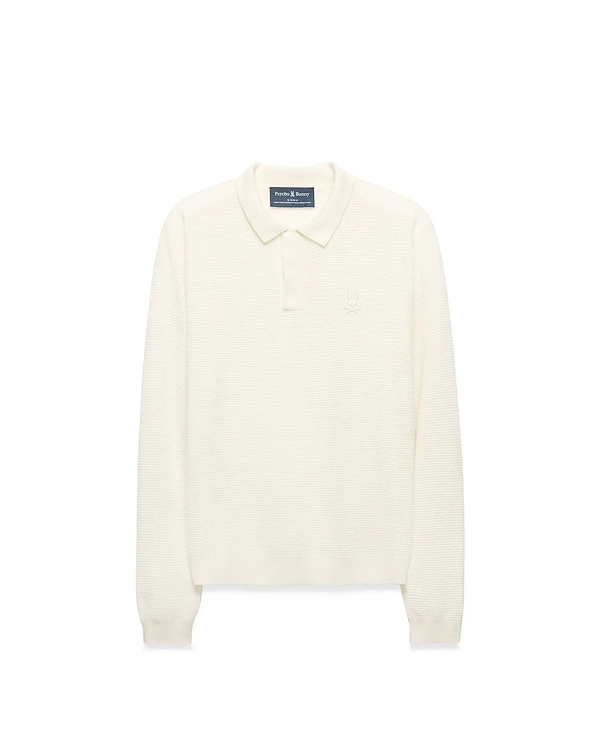 KIDS' LEROY LONGSLEEVE KNIT POLO view 1