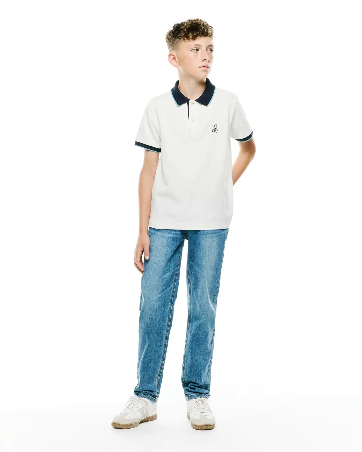 KIDS' KLAUS PIQUE POLO view 4