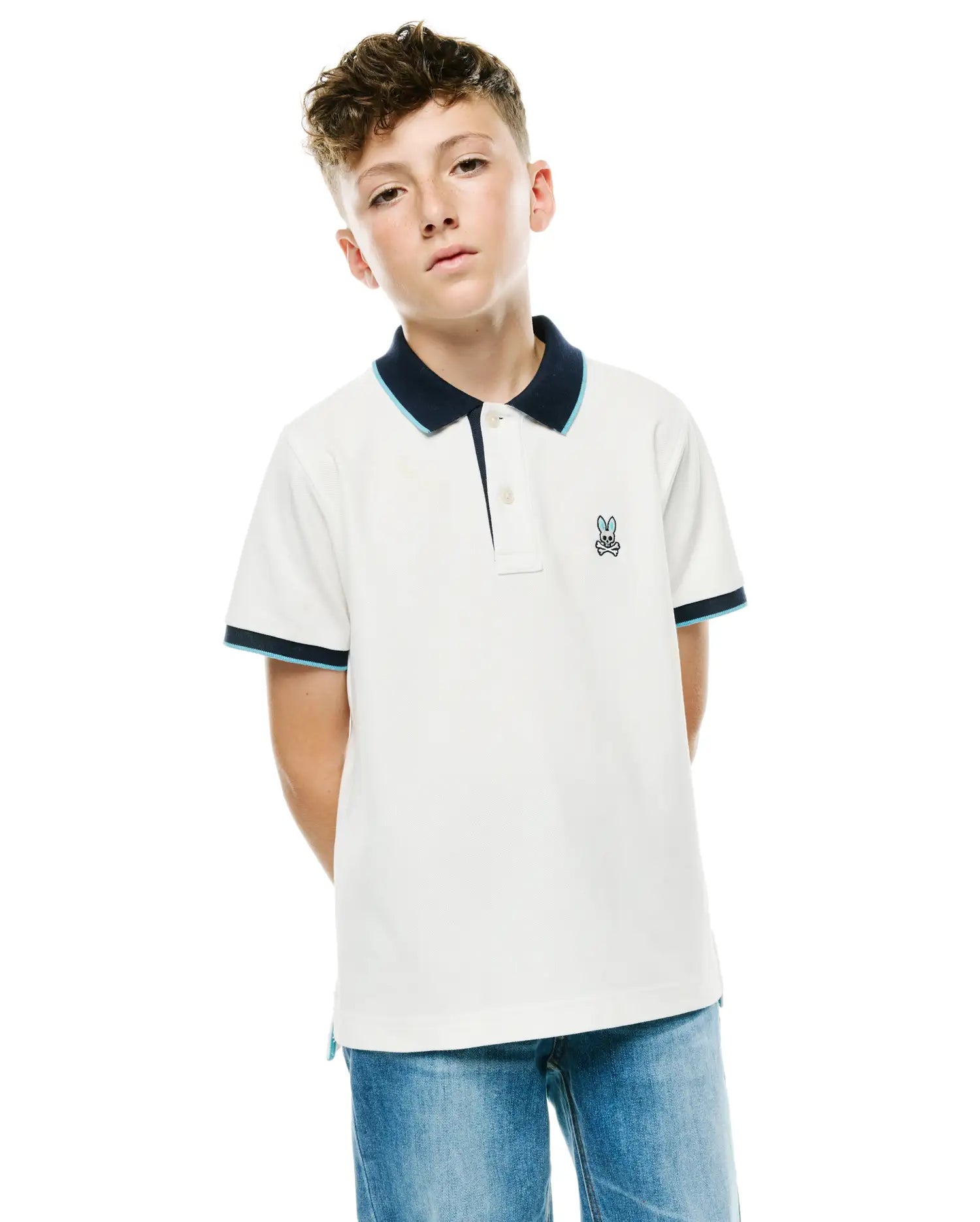 KIDS' KLAUS PIQUE POLO view 2